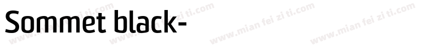 Sommet black字体转换